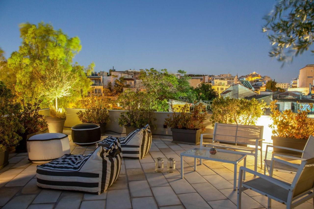 85 Sqm In The Heart Of Athens Shared Rooftop Deck Esterno foto