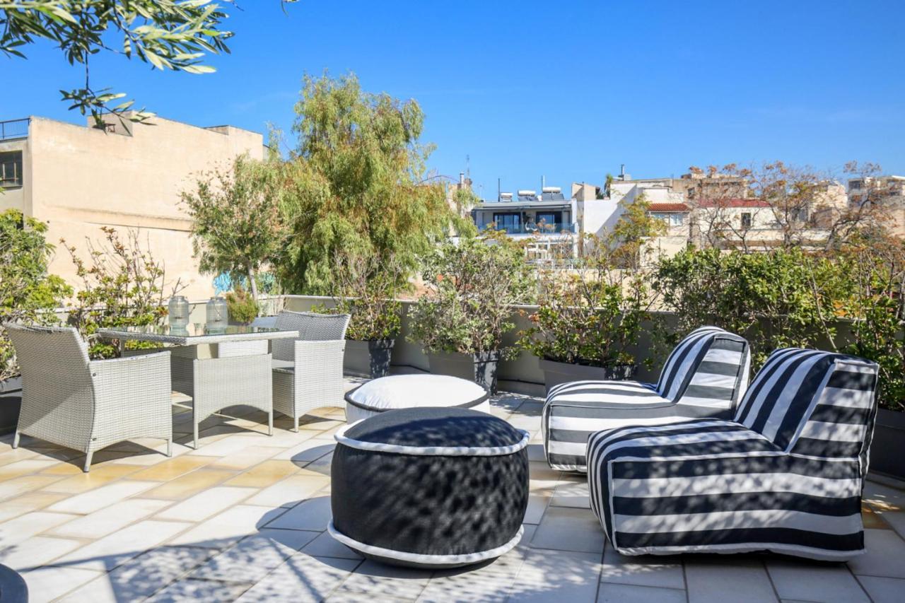 85 Sqm In The Heart Of Athens Shared Rooftop Deck Esterno foto