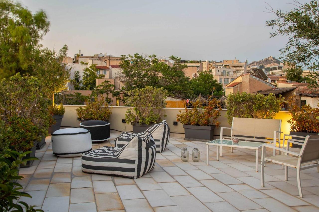85 Sqm In The Heart Of Athens Shared Rooftop Deck Esterno foto
