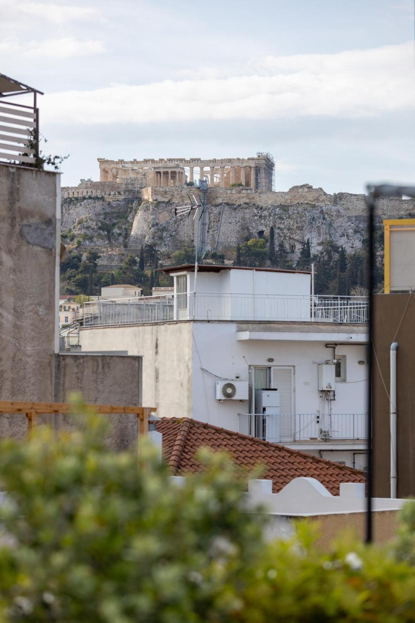 85 Sqm In The Heart Of Athens Shared Rooftop Deck Esterno foto
